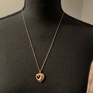 10k Yellow Gold Heart Necklace